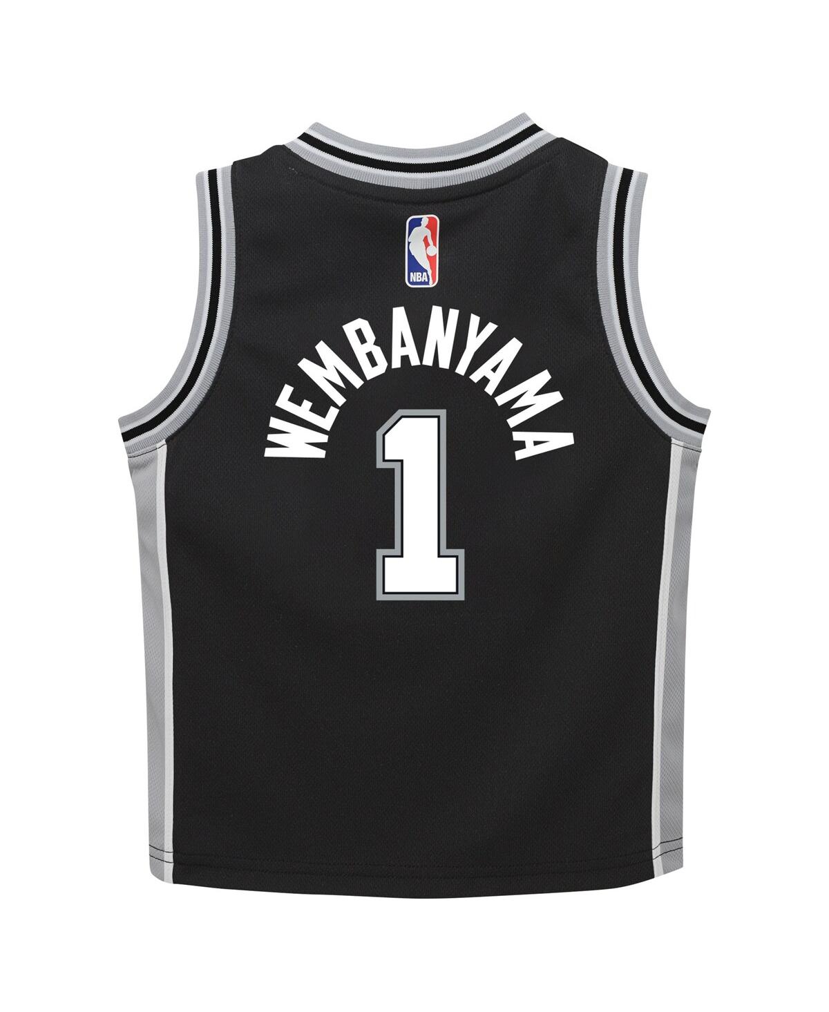 Toddler Boys and Girls Nike Victor WembanyamaSan Antonio Spurs Swingman Player Jersey - Icon Edition - Black