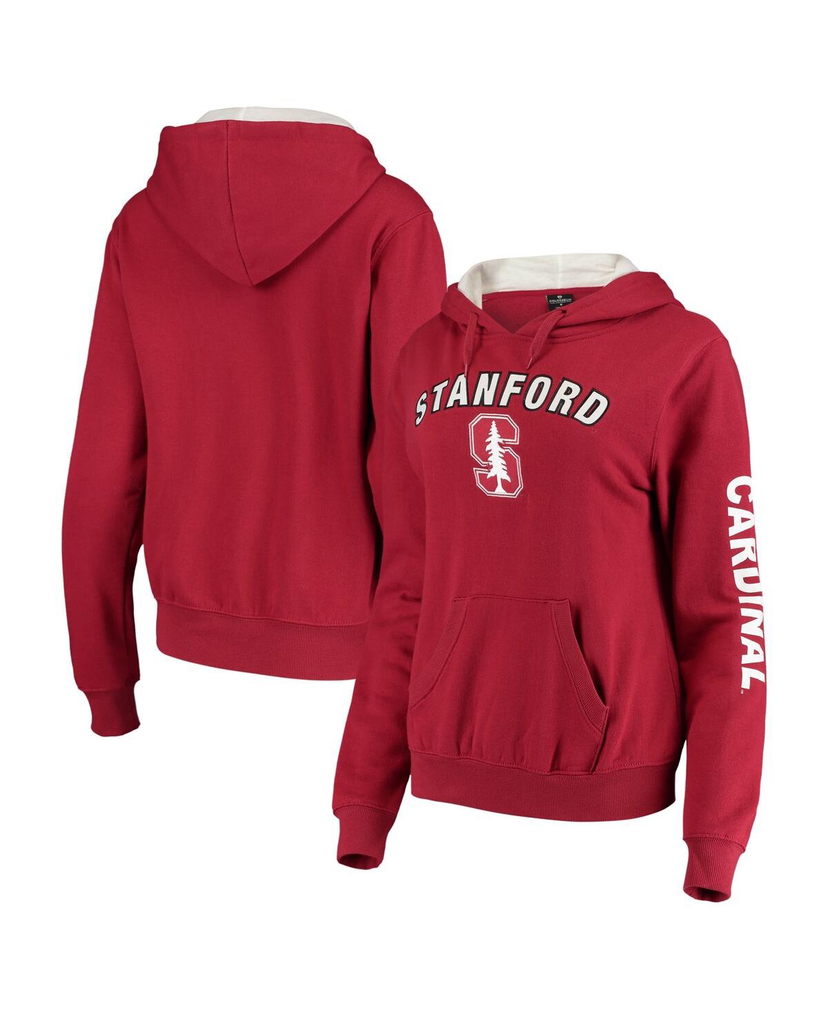 Colosseum Cardinal Stanford Cardinal Loud And Proud Pullover Hoodie In Cardinal