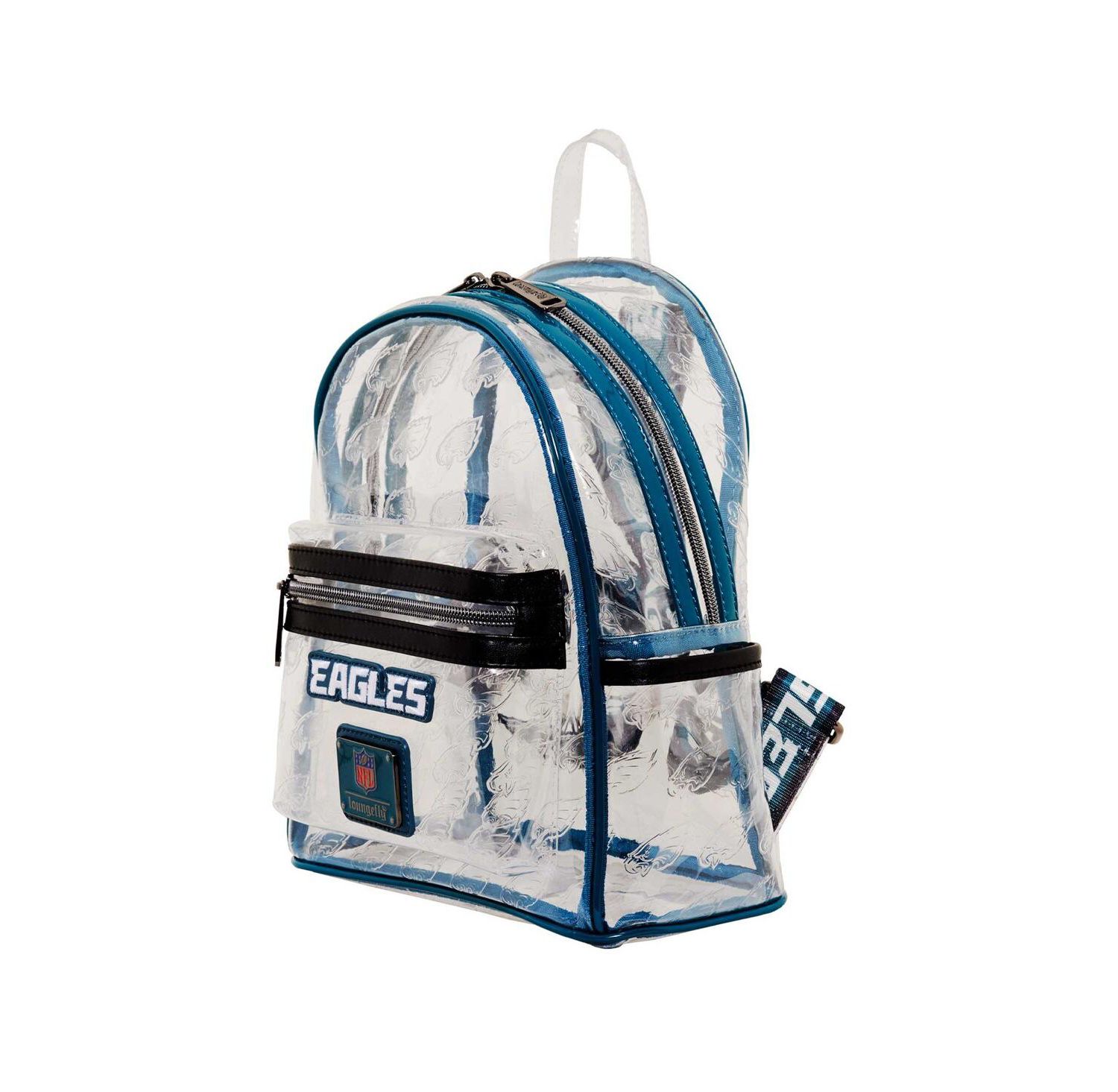 Men's and Women's Philadelphia Eagles Clear Mini Backpack
