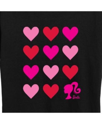 Air Waves Trendy Plus Size Barbie Valentine's Day Graphic T-shirt