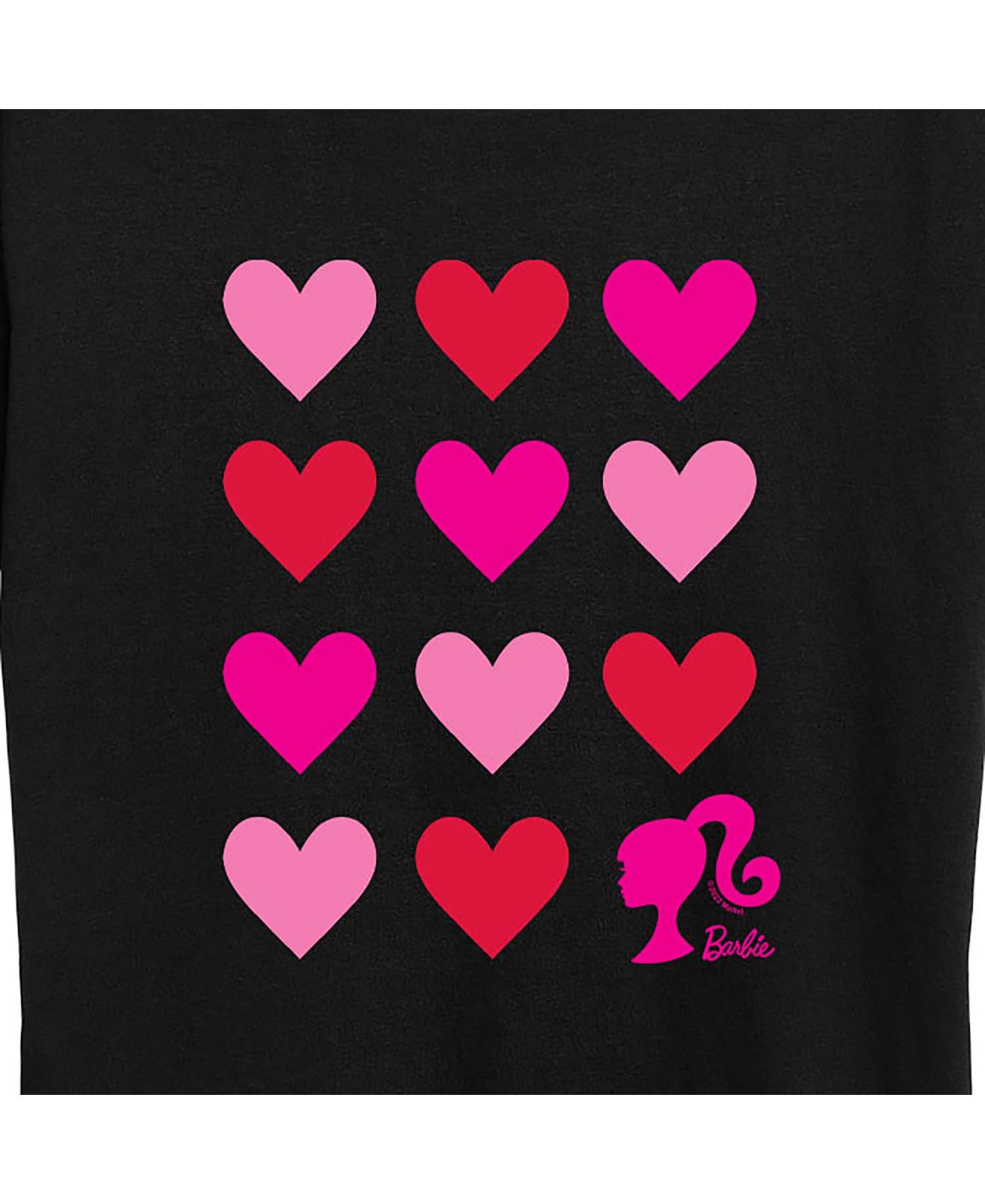 Air Waves Trendy Plus Size Barbie Valentine's Day Graphic T-shirt