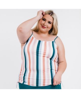 Women's Plus Size Adjustable Strap Maya Swim Top