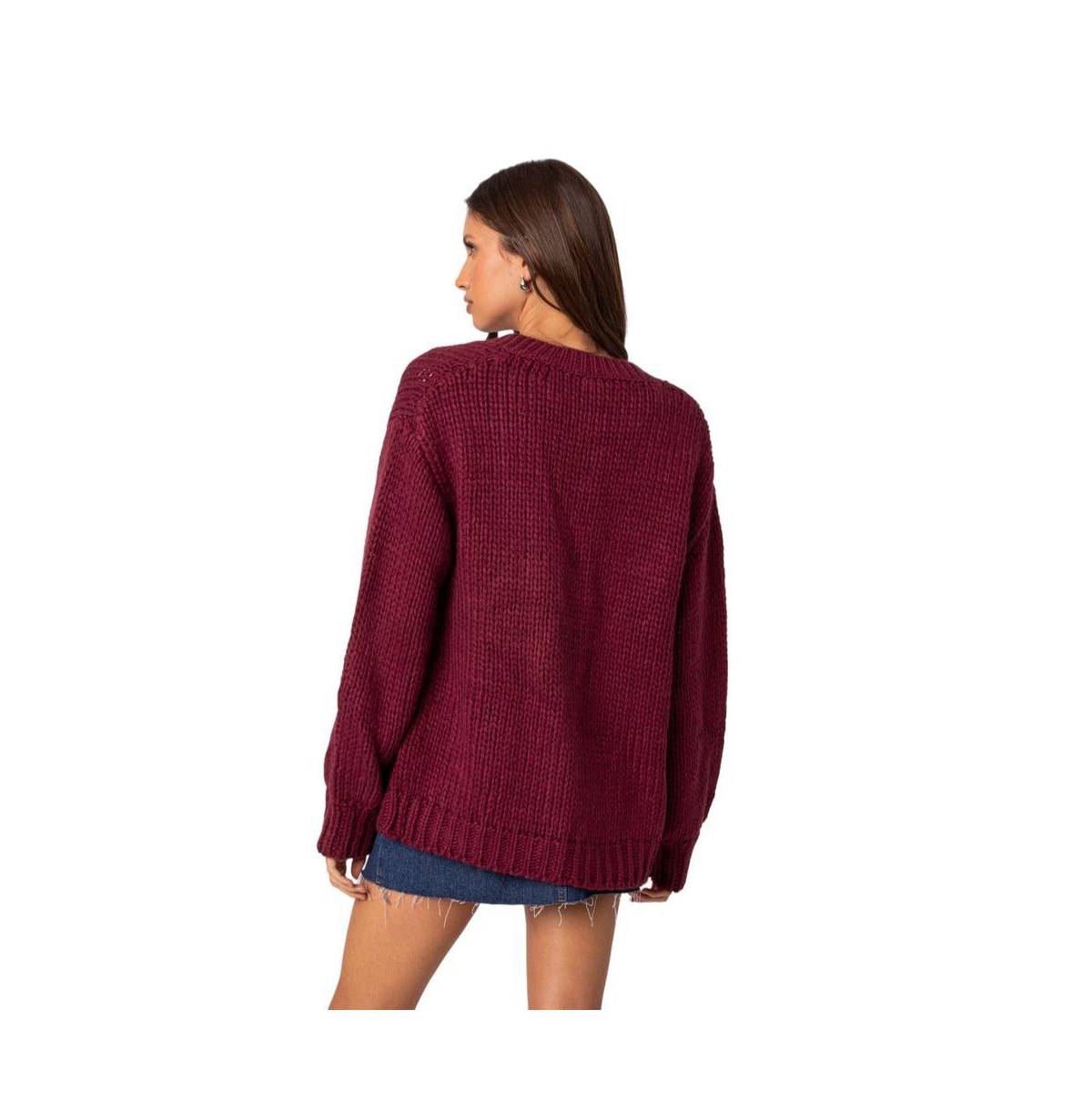 Women's Anina oversized knit cardigan