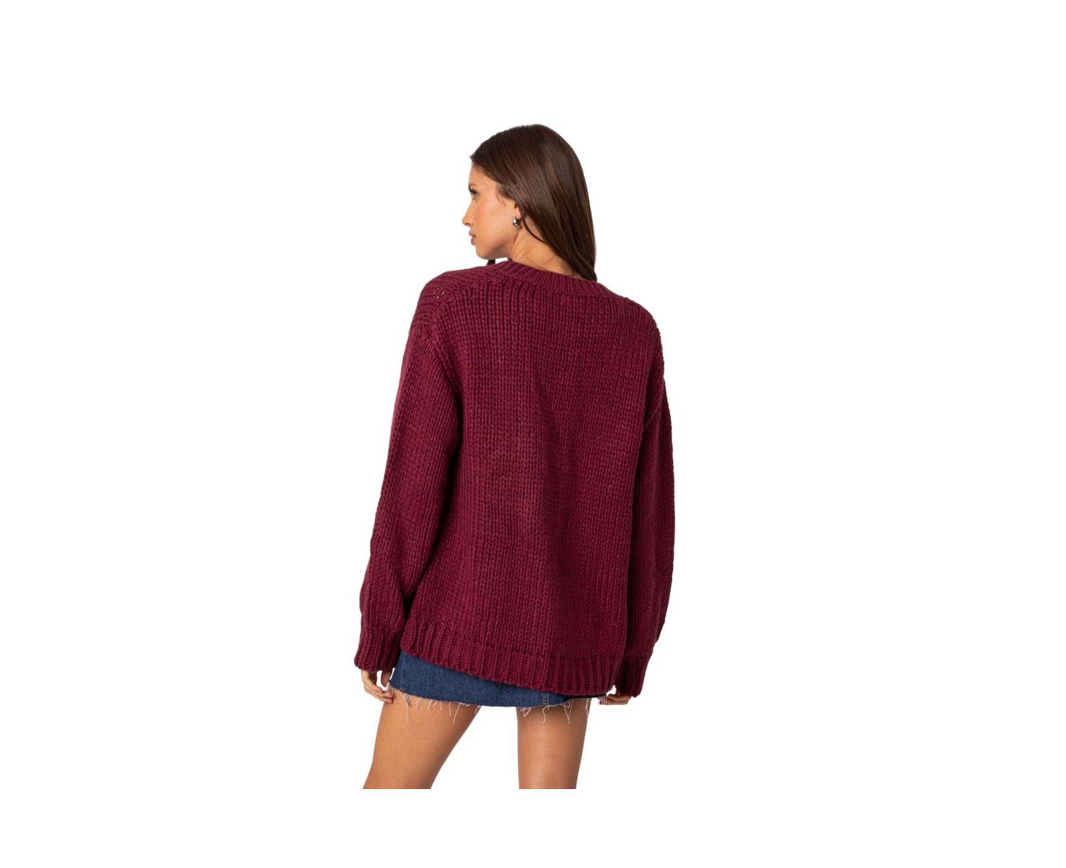 Women's Anina oversized knit cardigan