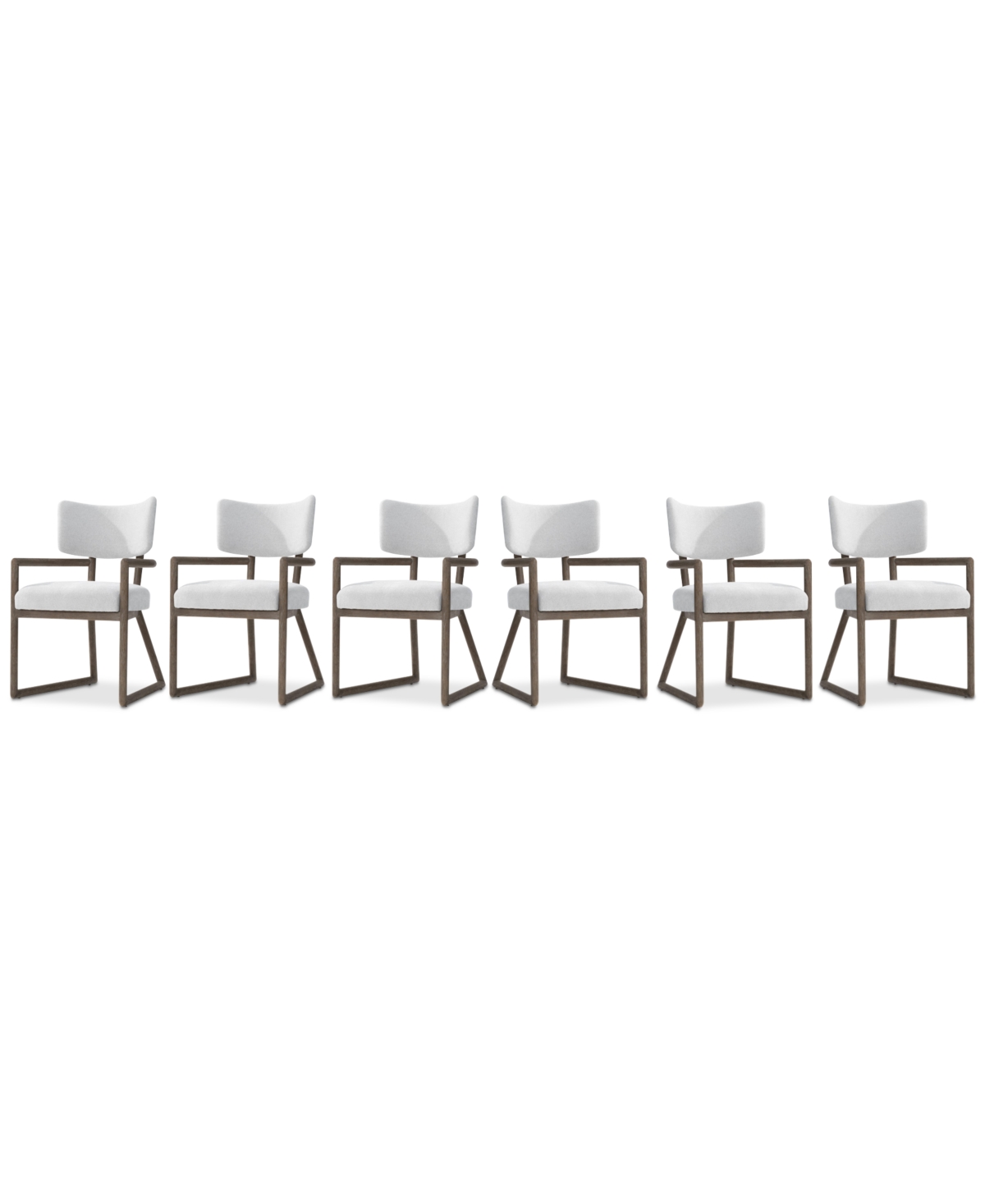 Bernhardt Foundations 6pc Arm Chair Set In No Color
