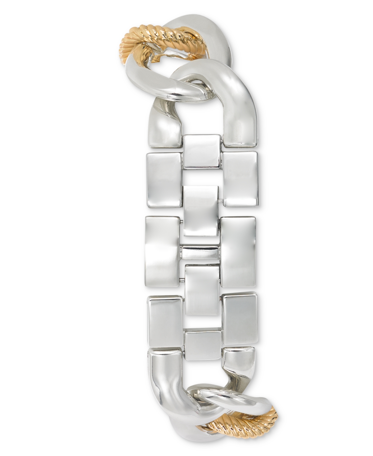 I.n.c. International Concepts Women's Two-Tone Chain-Link Bracelet Watch 40mm, Created for Macy's