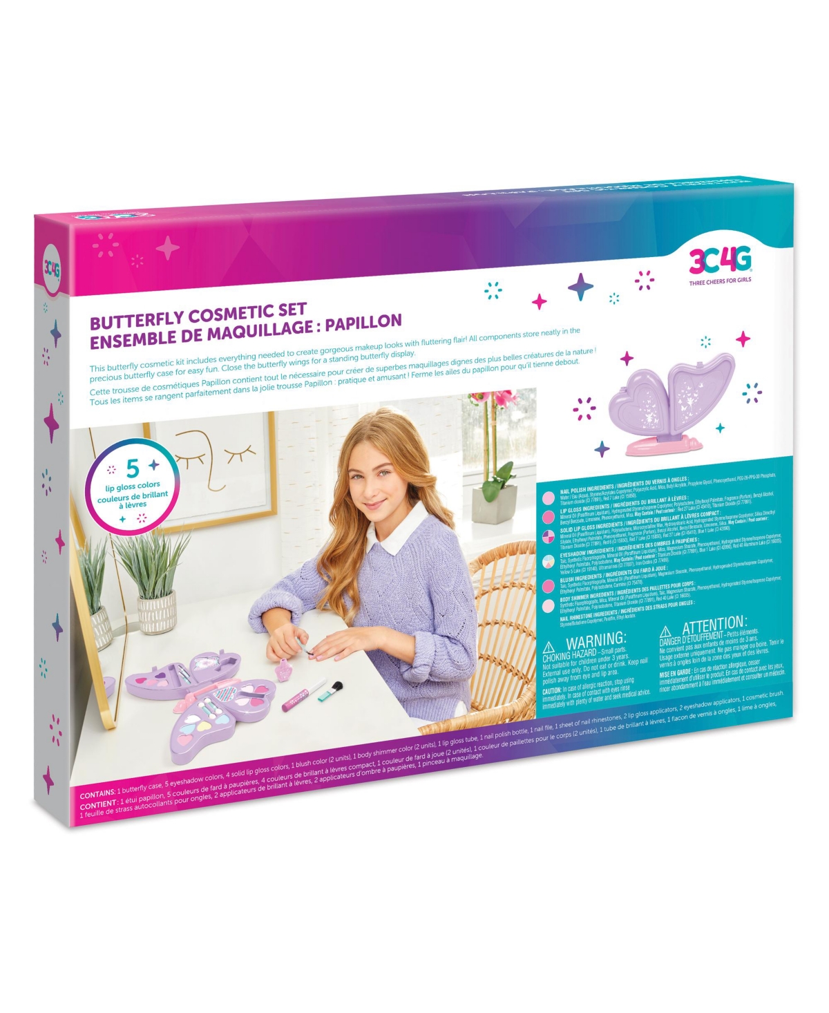 Fairy Garden Folding Butterfly Cosmetic Set