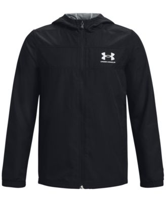 Under Armour Big Boys Sportstyle Full Zip Hooded Windbreaker Macy s