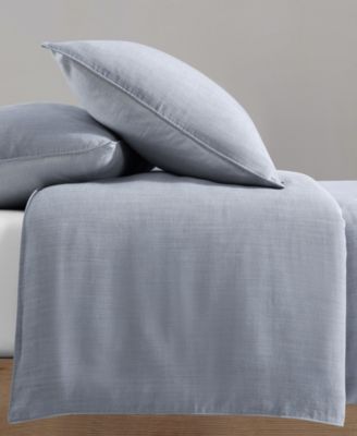 CLOSEOUT! Tencel Reversible Solid 3 Piece Duvet Cover Set, Queen