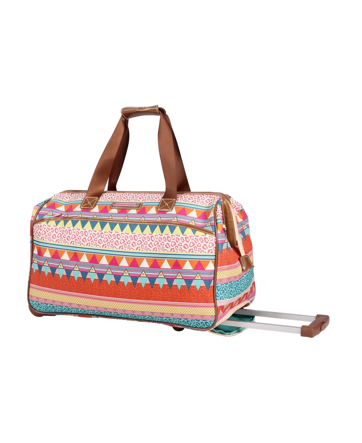 Lily Bloom Carry-on Softside Rolling Duffel Bag In On The Prowl