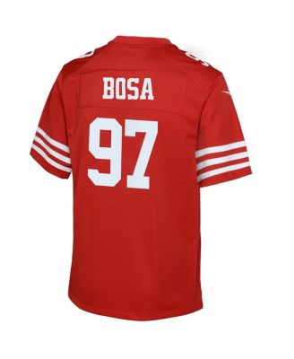 Big Boys Nick Bosa Scarlet San Francisco 49ers Game Jersey