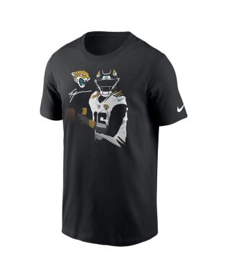 Men's Trevor Lawrence Black Jacksonville Jaguars Player Graphic T-shirt
