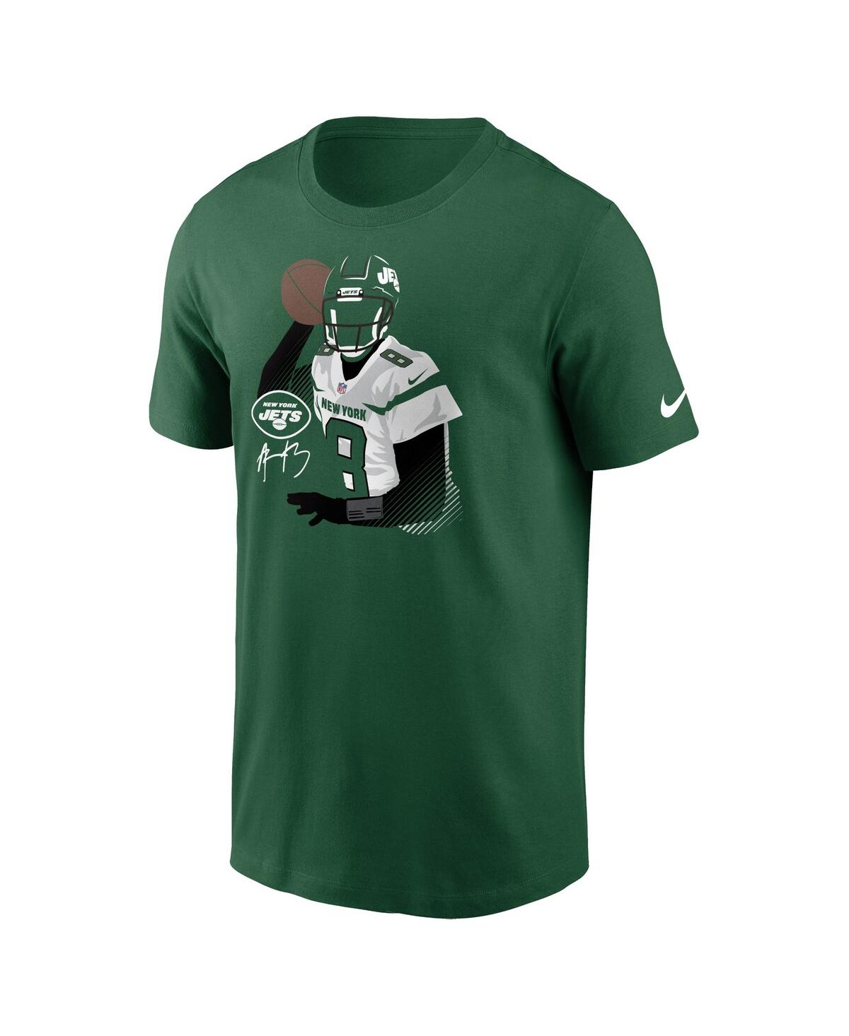 Shop Nike Men's  Aaron Rodgers Green New York Jets Player Graphic T-shirt
