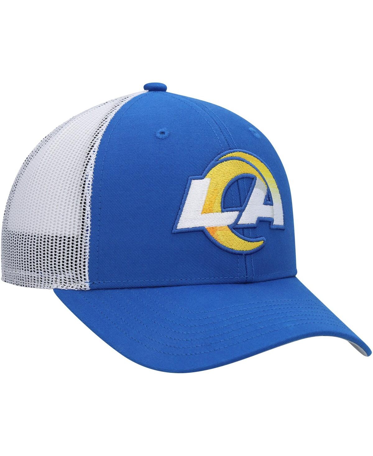 Big Boys '47 Brand White Los Angeles Rams Adjustable Trucker Hat - White