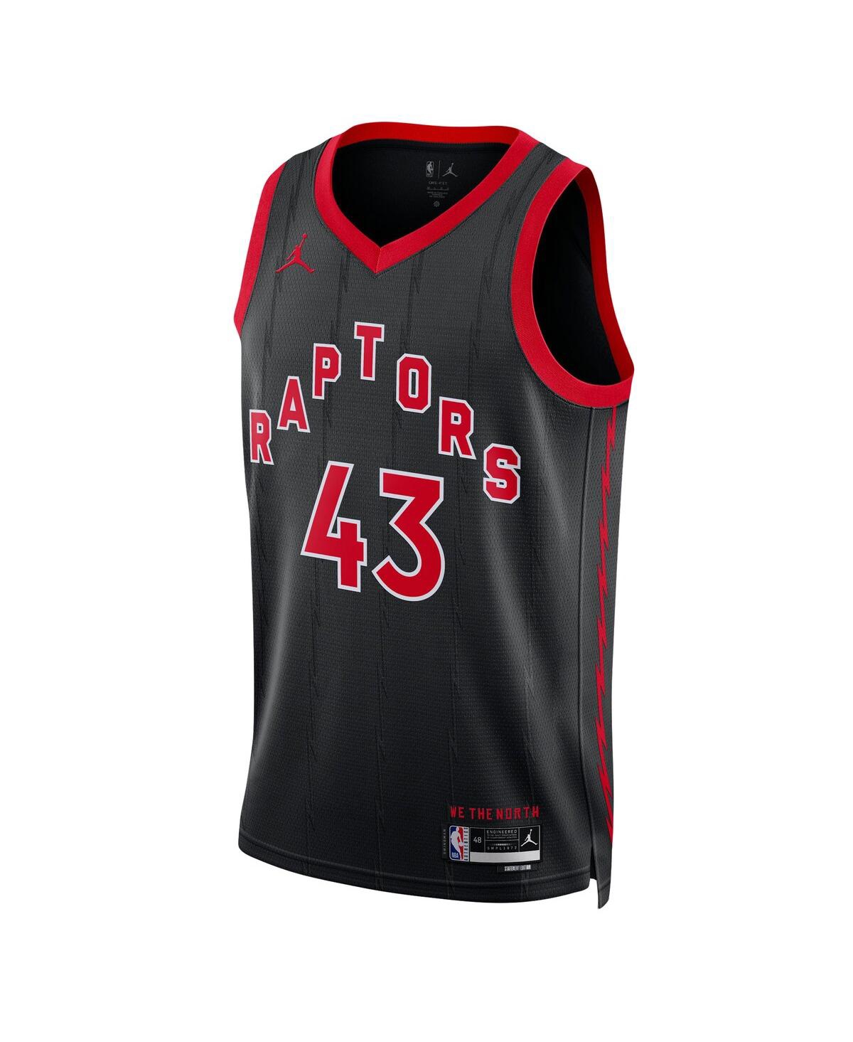 Men's and Women's Jordan Pascal SiakamToronto Raptors Swingman Jersey - Statement Edition - Black