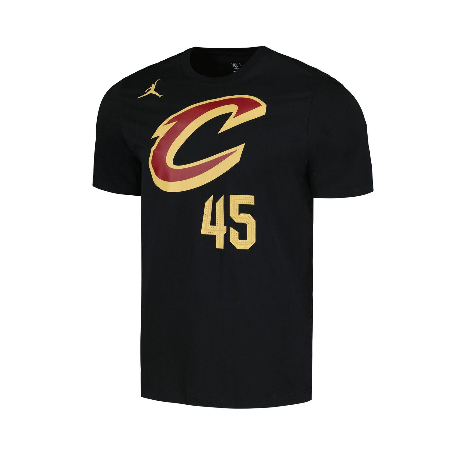 Men's Donovan Mitchell Black Cleveland Cavaliers 2022/23 Statement Edition Name and Number T-shirt