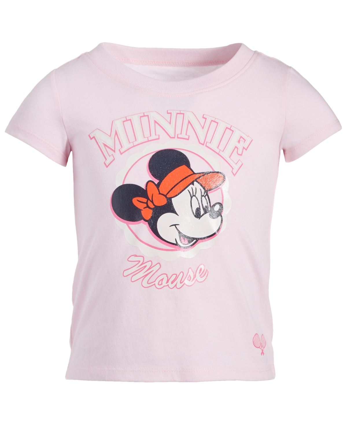 Disney Kids' Toddler & Little Girls Minnie Mouse Visor Graphic T-shirt In Pink