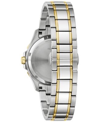 Women's Marine Star Diamond Accent Two-Tone Stainless Steel Bracelet Watch 36mm