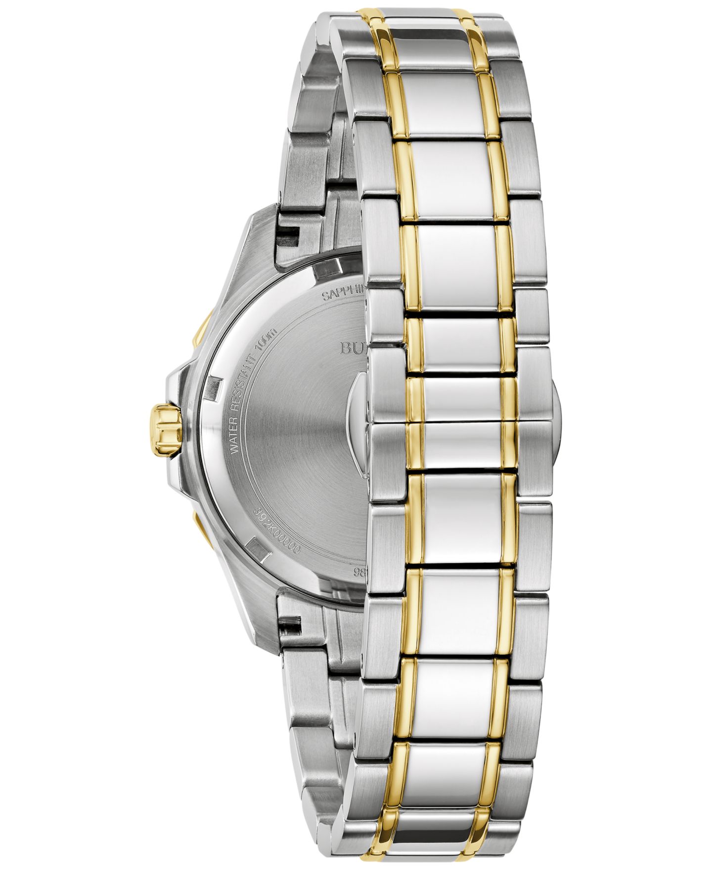 Женские часы Bulova Marine Star Diamond Accent Two-Tone Stainless Steel Bracelet Watch 36mm — фото 3