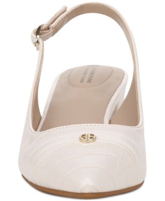 Women's Blaaise Memory Foam Block Heel Slingback Pumps, Created for Macy's