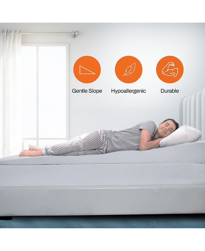 Cheer Collection Acid Reflux Bed Wedge Mattress Topper for Sleeping