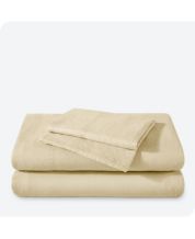 Bare Home Ultra-Soft Microfiber 22 inch Extra Deep Pocket Fitted Sheet - Twin XL - Sand