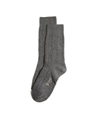 Women's Lux Italian Wool Cashmere Crew Socks