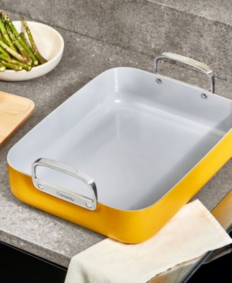 Non-Stick Ceramic-Coated 16.5" Roasting Pan with Rack