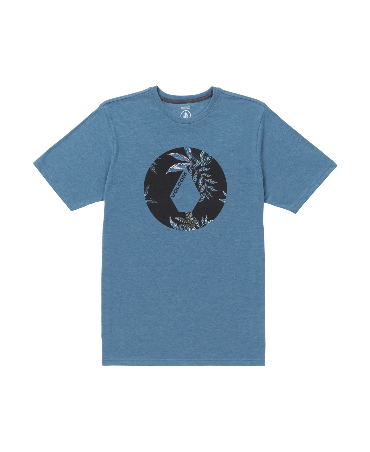Volcom Men's Fill It Up Short Sleeve T-shirt In Stone Blue Heather