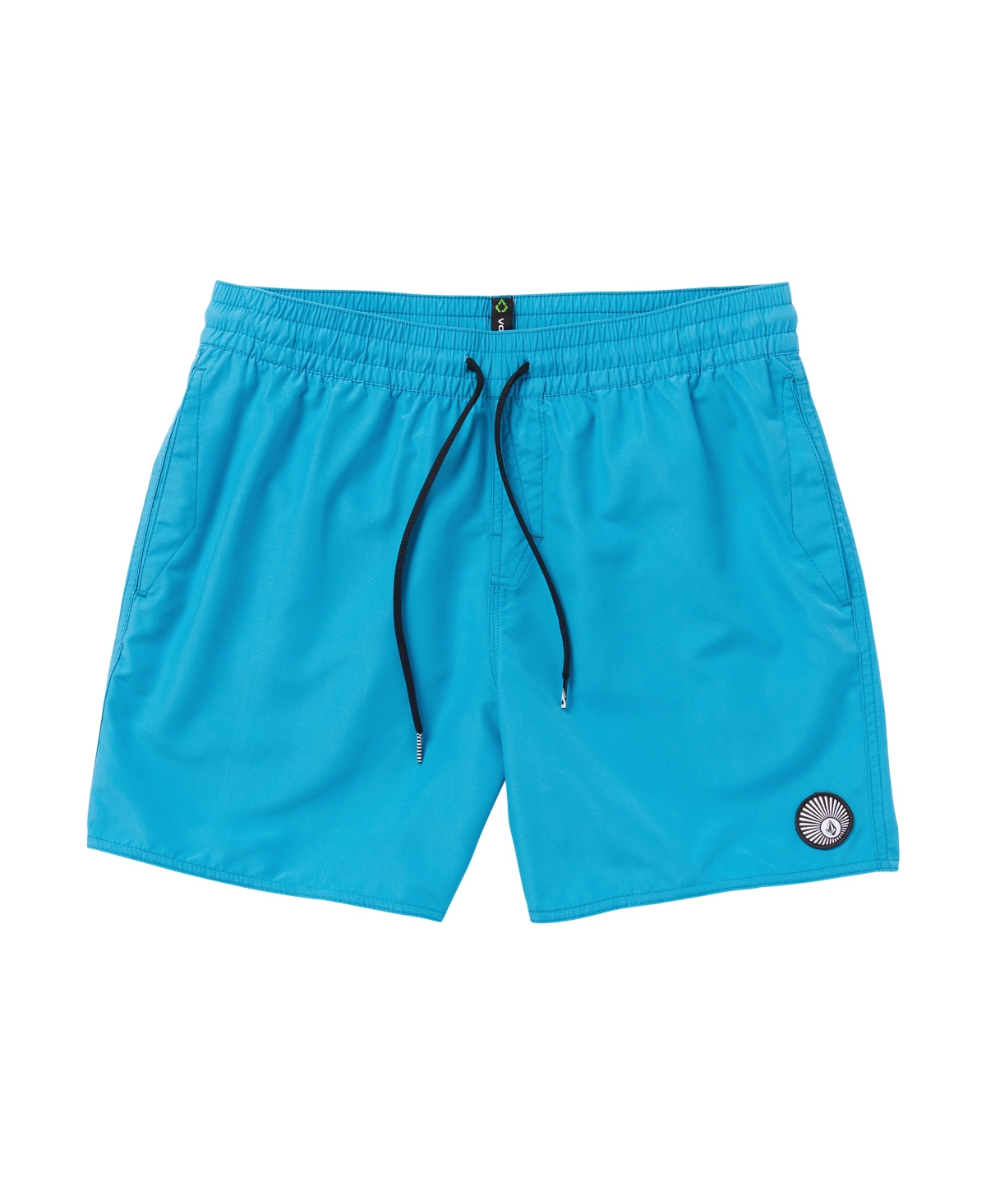 Shop Volcom Men's Lido Solid 16" Trunk Shorts In Tidal Blue