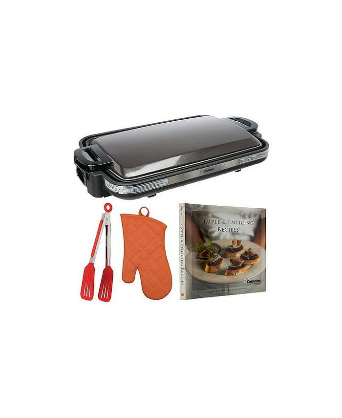 Zojirushi Gourmet Sizzler Electric Griddle w/ Cookbook & Accessory