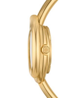 Tory Burch Women's The Miller Gold-Tone Stainless Steel Bangle Bracelet Watch 25mm