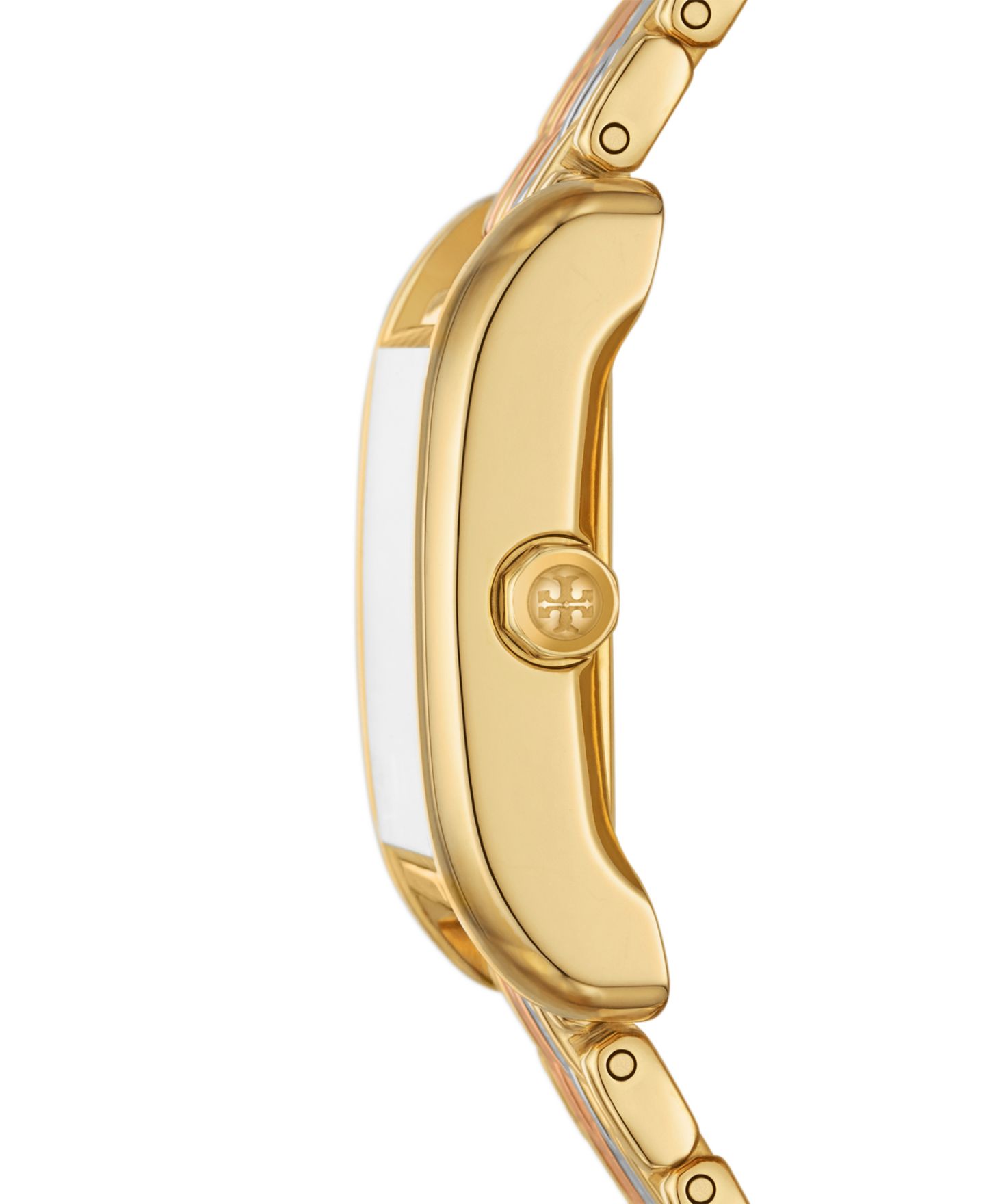Женские часы Tory Burch The Eleanor Tri-Tone Stainless Steel Bracelet Watch 25mm — фото 2