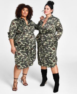 Plus Size Military Dress