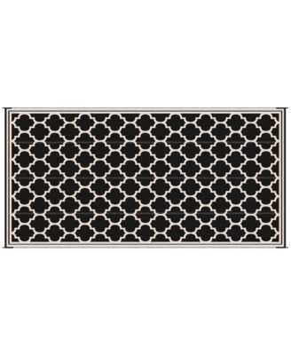 Outdoor Rug, 9' x 18' Plastic Rug, &