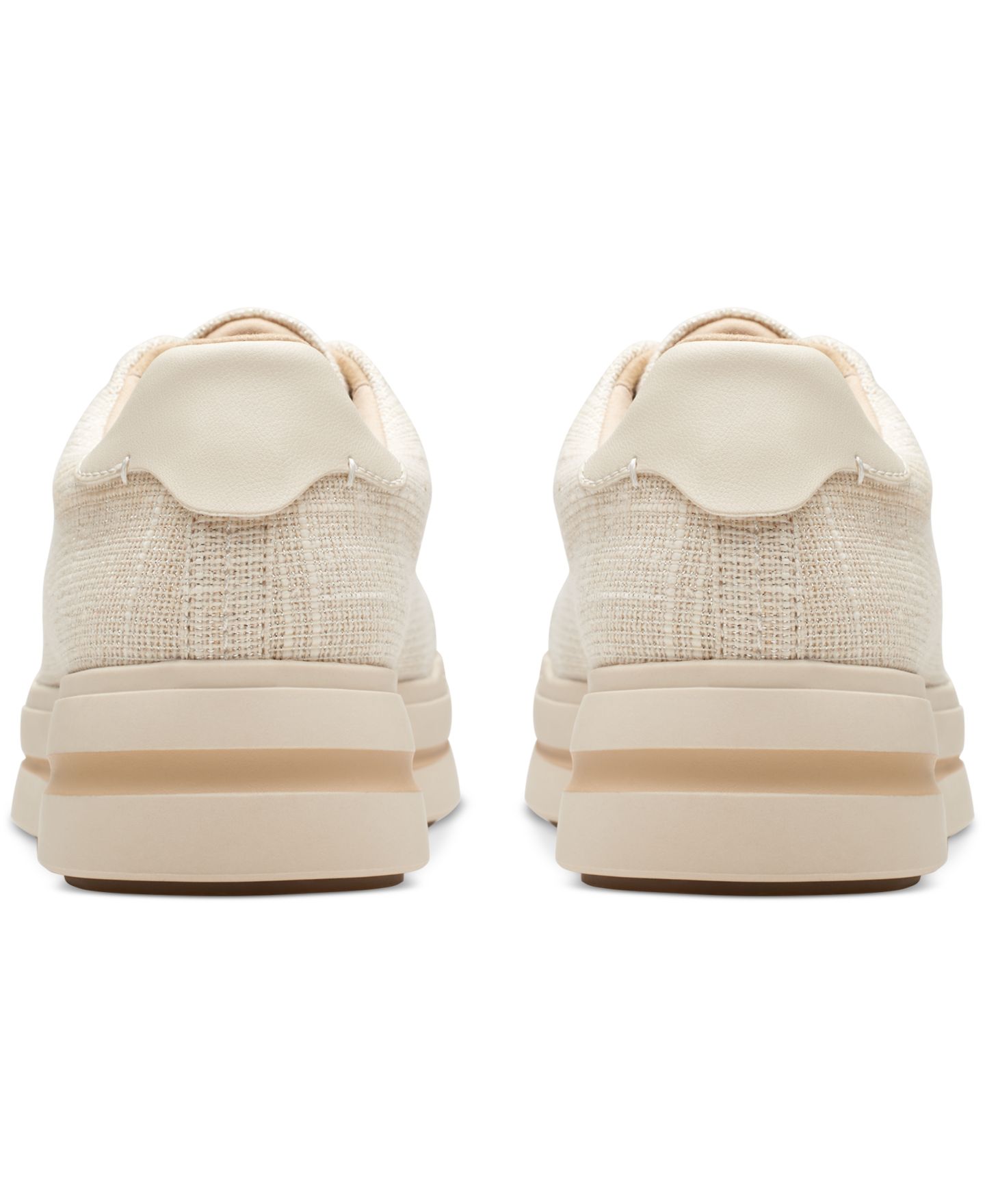 Женские кроссовки Clarks Cloudsteppers Audreigh Sun Lace-up Platform, цвет: Натуральный — фото 3