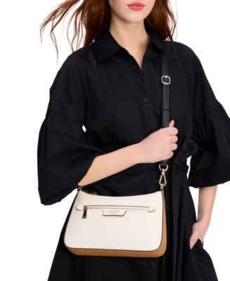 Hudson Small Pebbled Leather Convertible Crossbody Bag