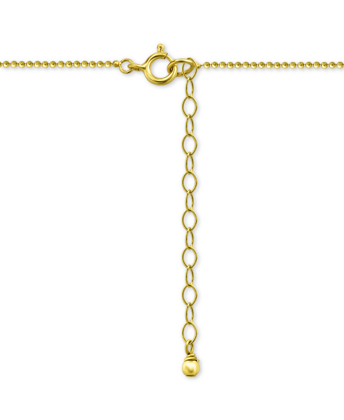 Giani Bernini Cubic Zirconia Bezel Solitaire Pendant Necklace in 18kPlated Sterling Silver, 16