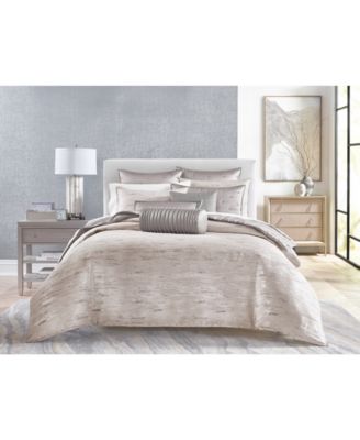 Hotel Collection Impasto Stone Comforter Sets In Grey