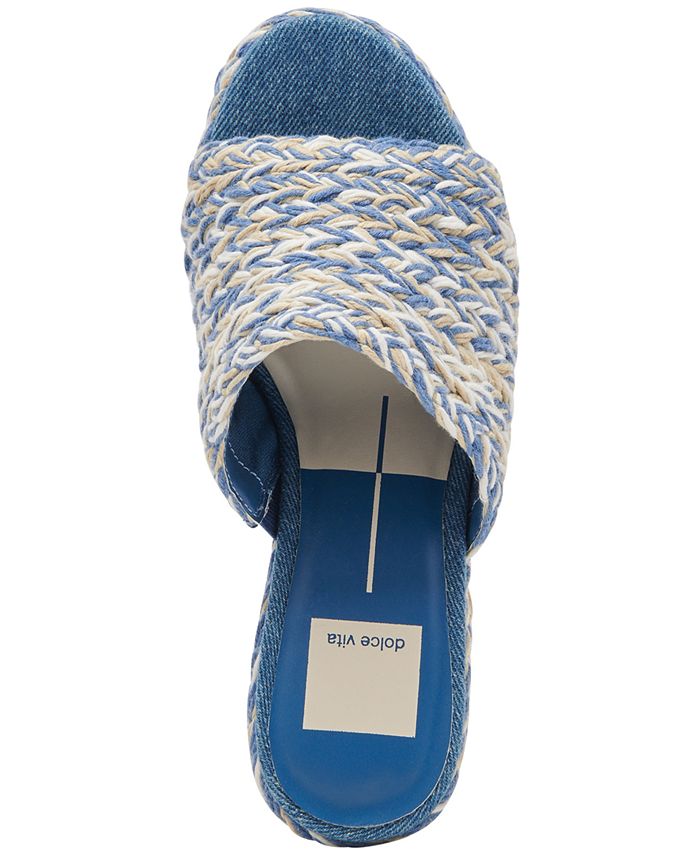Dolce Vita Women's Lady Raffia Espadrille Platform Sandals - Macy's