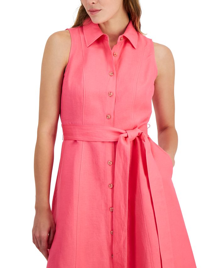 Scarlett | Belted Shirt Dress