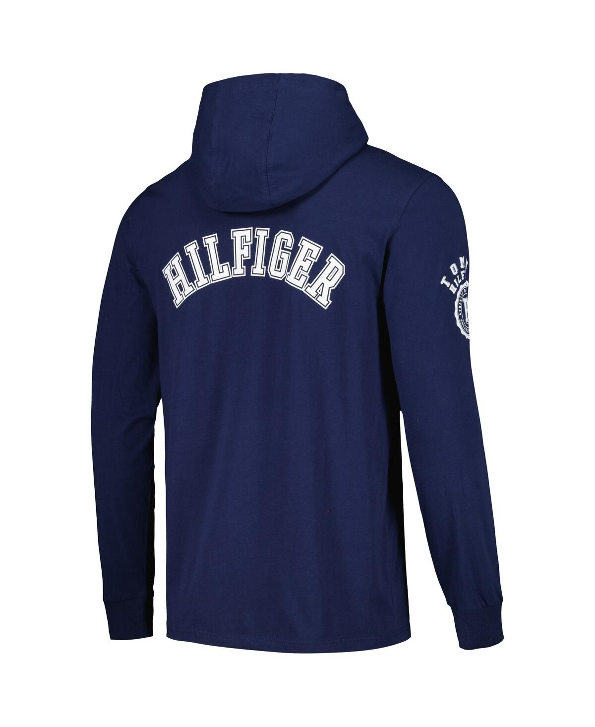 Men's Tommy HilfigerDallas Cowboys Morgan Long Sleeve Hoodie T-shirt - Navy