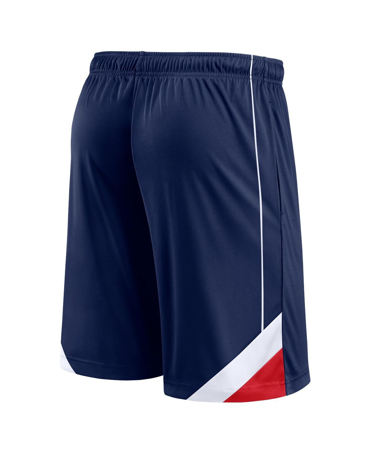 Men's FanaticsNew England Patriots Big and Tall Interlock Shorts - Navy