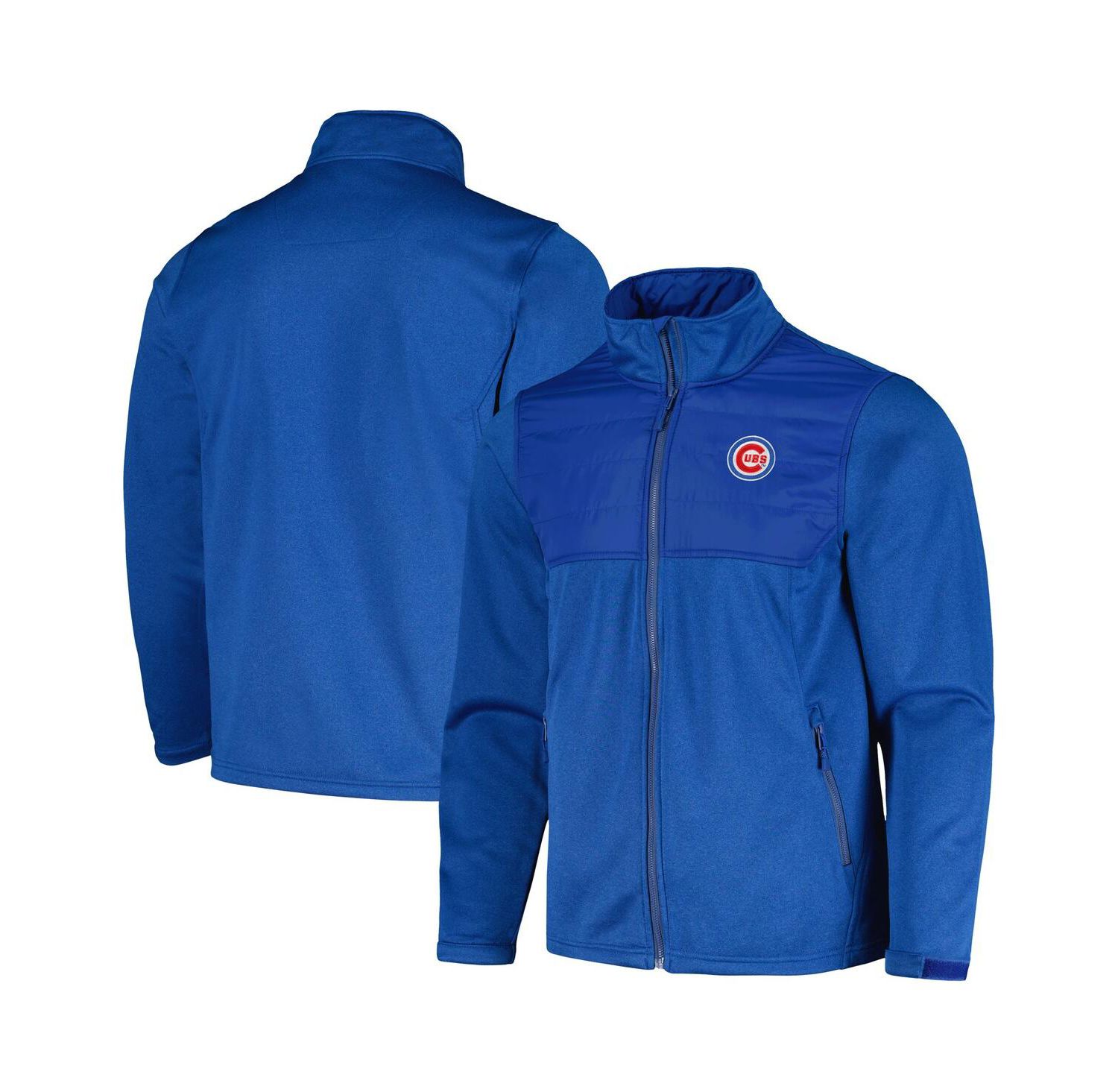 Men's Heather Royal Chicago Cubs Explorer Full-Zip Jacket