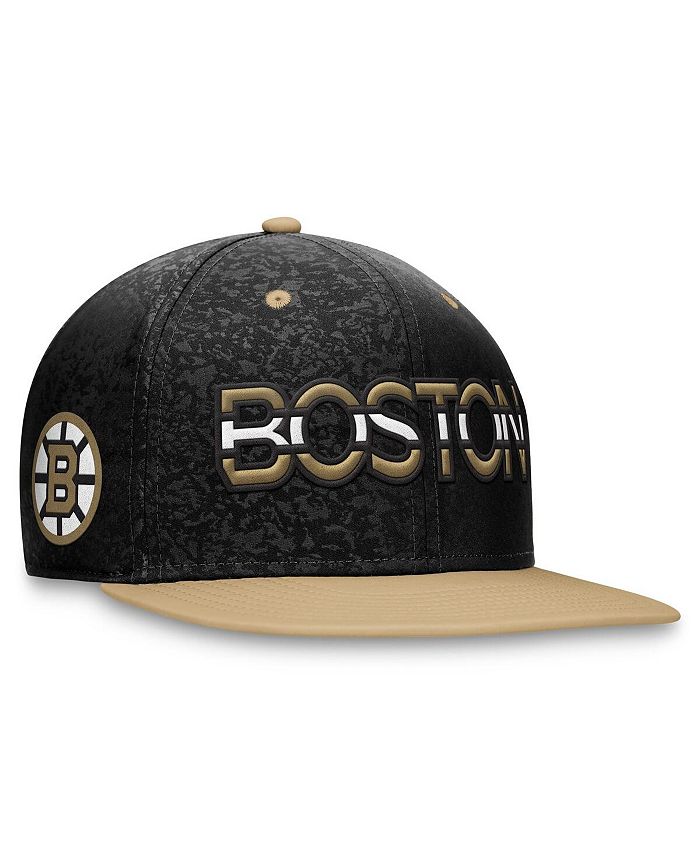 Fanatics Men's Branded Black, Gold Boston Bruins Authentic Pro Rink Two