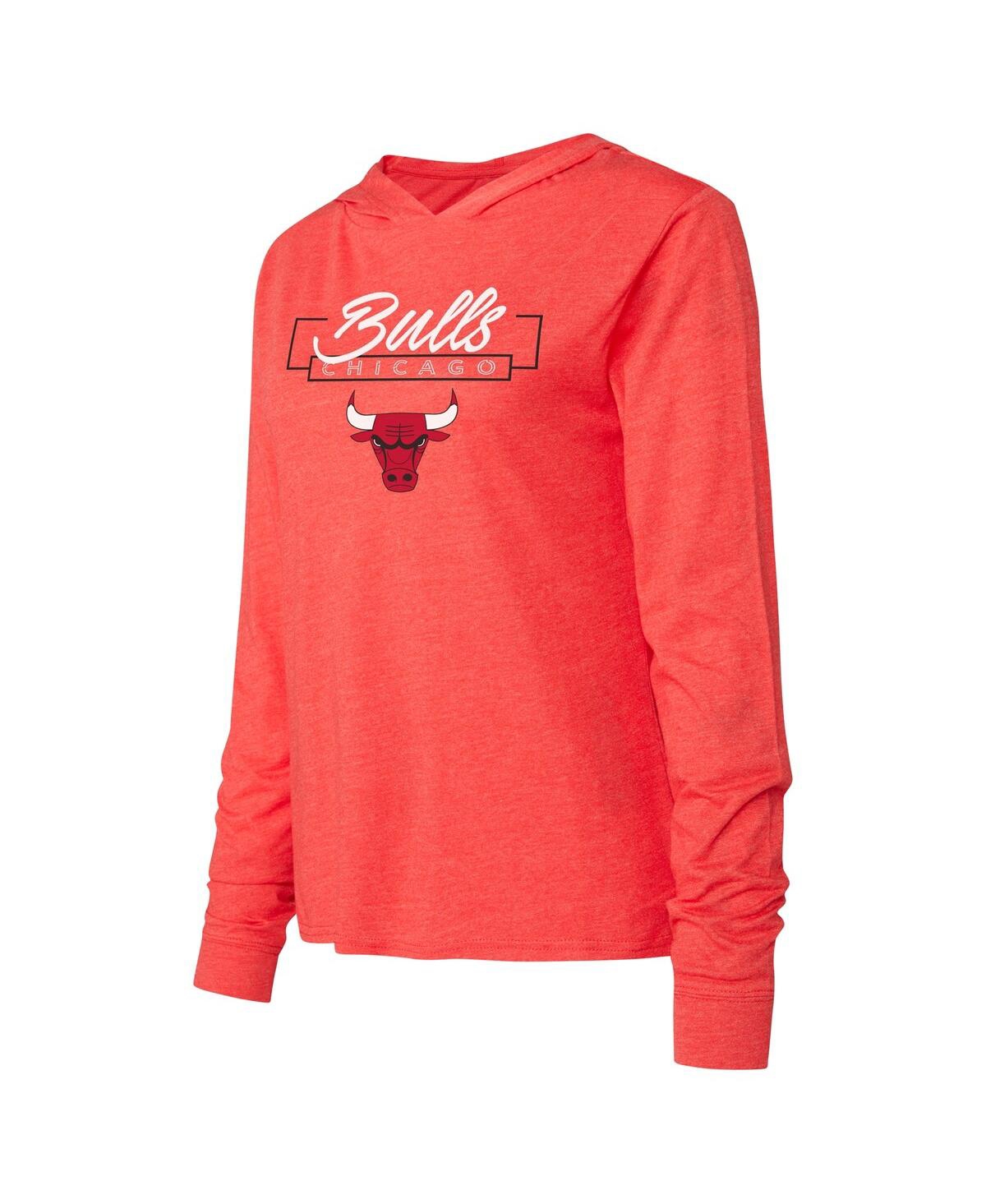 Women's Concepts SportChicago Bulls Meter Pullover Hoodie and Pants Set - Red