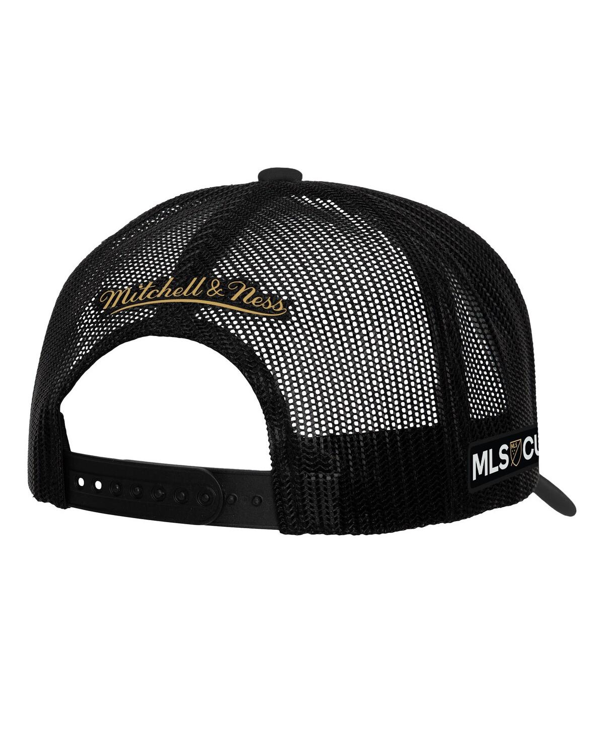 Mitchell & Ness Men's  Black Lafc 2023 Mls Western Conference Champions Locker Room Trucker Snapback In Black