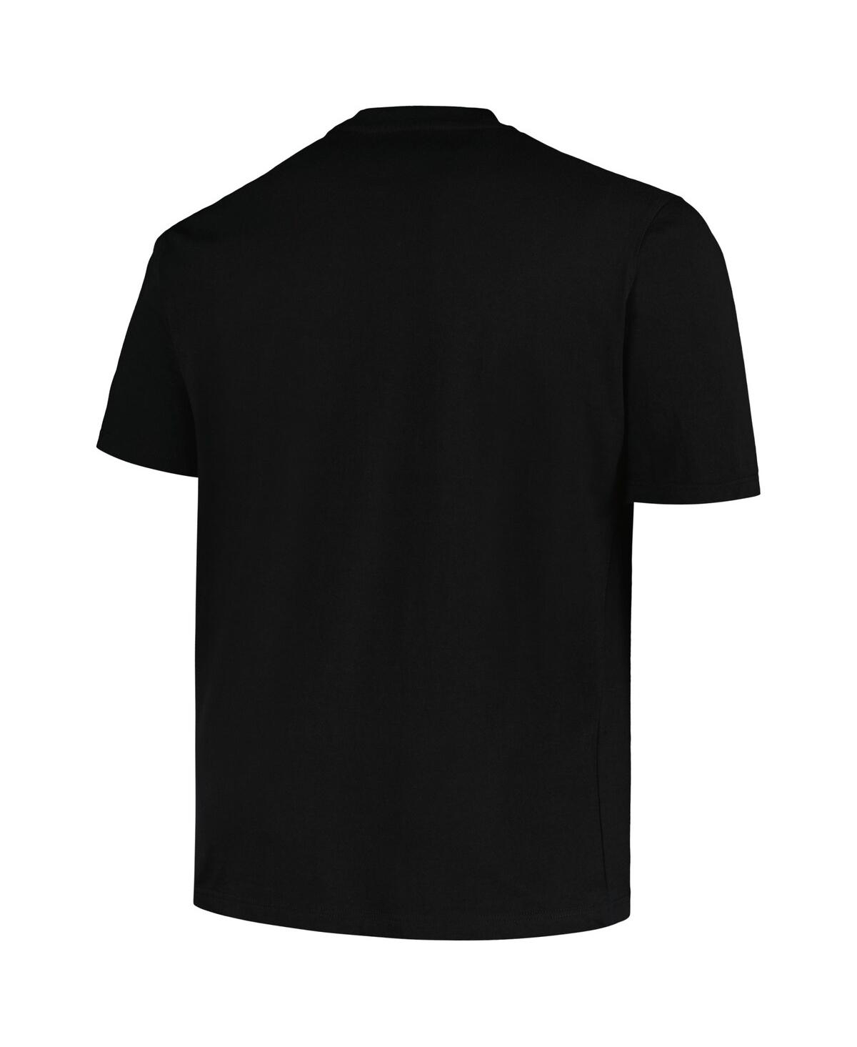 Shop Profile Men's  Black Arkansas Razorbacks Big And Tall Pop T-shirt