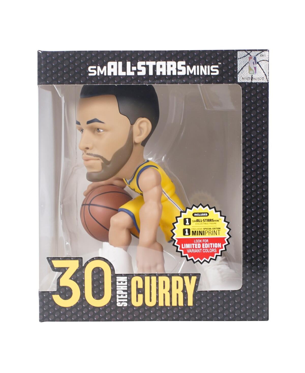 Small-stars Stephen Curry Golden State Warriors  Minis Gold 6" Vinyl Figurine In Yellow