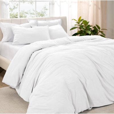 Ultra-Soft Sandwashed Duvet Cover & Sham Set, Full